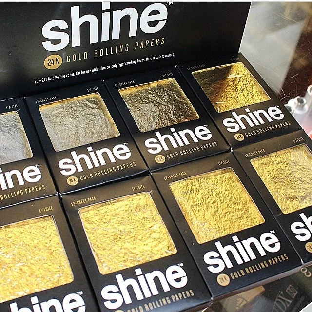 
Shine 24K Gold Rolling Paper 