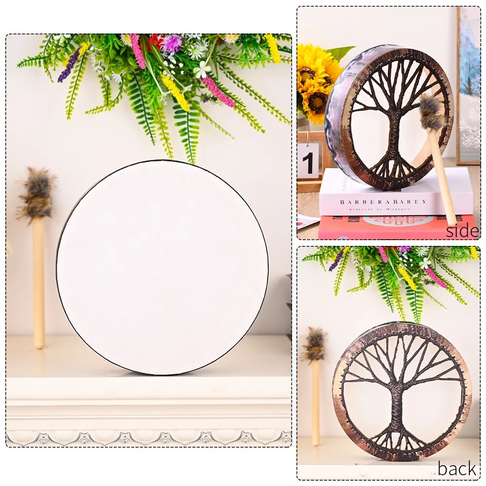 Handmade Shaman Drum for All Ages Musical Percussion Instrument for Gift