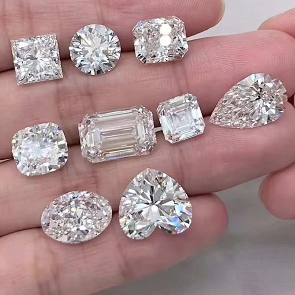 wholesale Loose Diamond Stone Custom igi CVD HPHToval lab grown diamond1.2mm 3mm 2mm 5 ct 4 2 1 carat lab grown diamond vvs vs1
