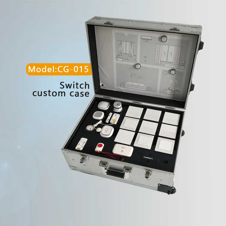 New power switch accessories storage case aluminum alloy custom box equipment case