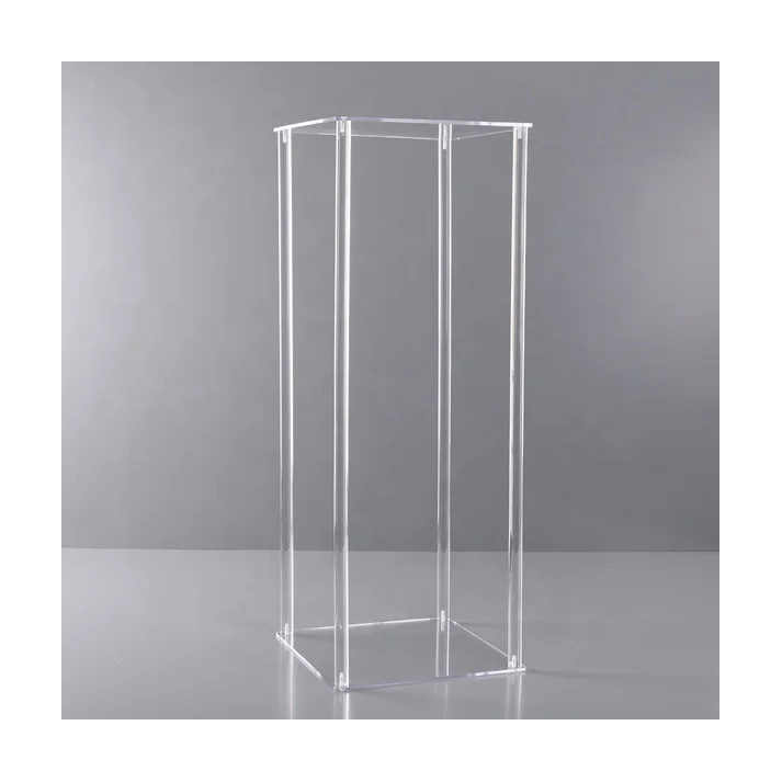 Clear Acrylic Flower Vase Centerpiece Wedding Display Rack Crystal Table Decoration Flower Stand Holder Event Party Decor
