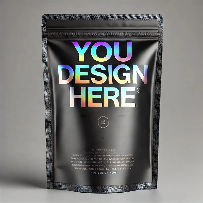 Wholesale Resealable Smell Proof Stand Up Pouch Packaging 3.5G 7G 1Oz 1Lb Ziplock Custom Printed Mylar Bags