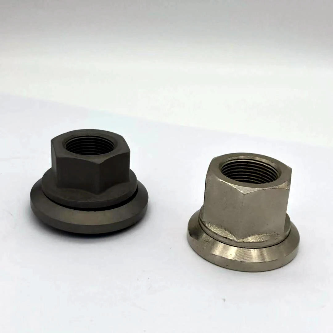 
40Cr Wheel Parts Revolving Nut With Washer Size M22*1.5*32 