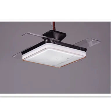 Современный уникальный дизайн, квадратная форма, круглая форма, декоративный Невидимый выдвижной светильник, энергосберегающий потолочный вентилятор