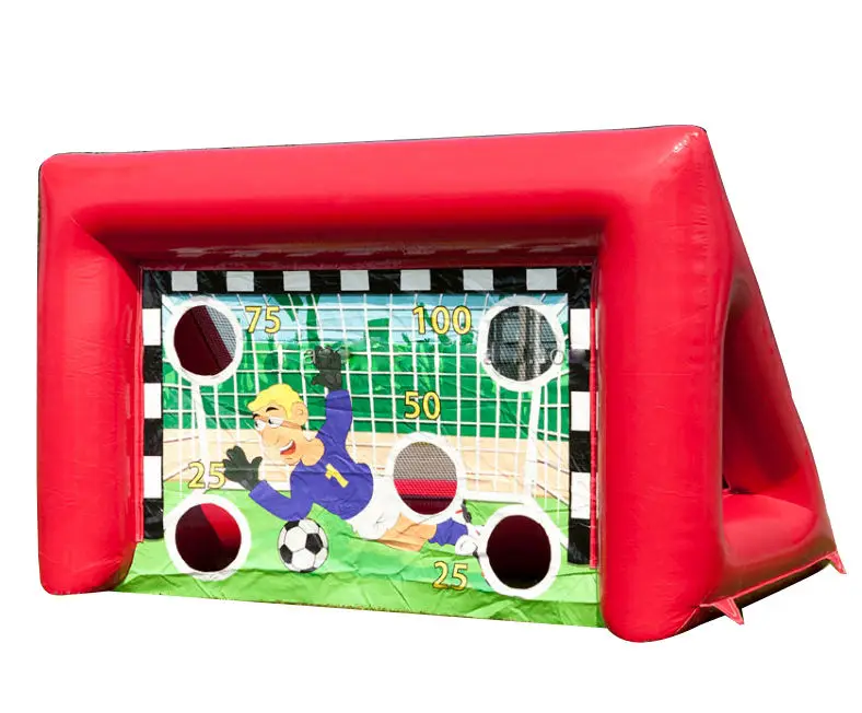 Custom inflatable soccer goals inflatable soccer shootout football shooting games