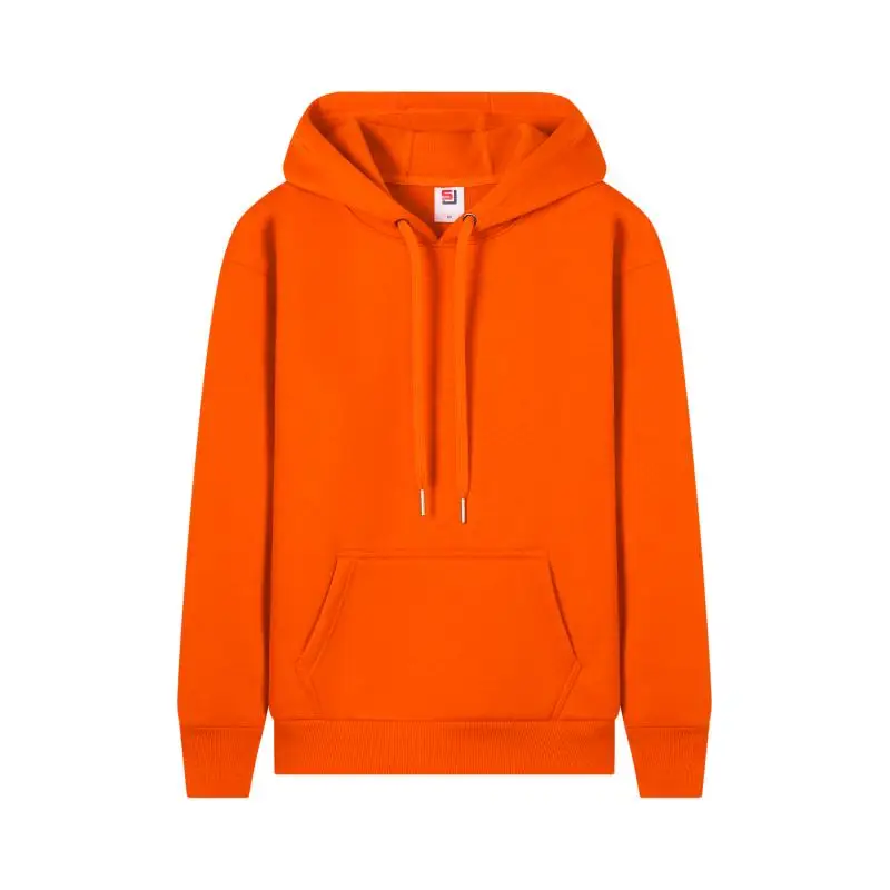 2023 hotsale wholesale custom hoodie with silk lined hood plain men pullover hooded sweatshirts customs at unisex