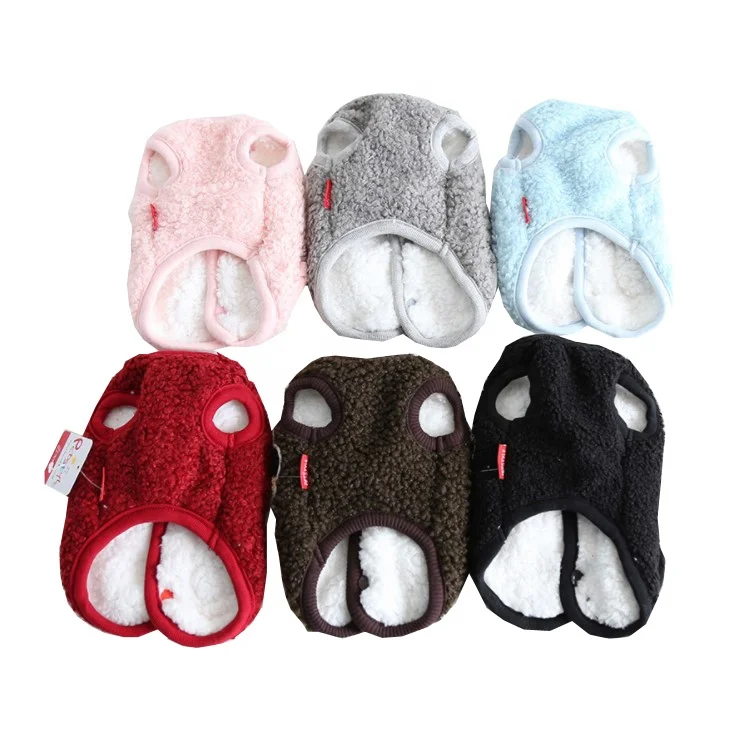 
Wholesale winter pet shop products clothing cheap dog vest for small dogs customized is welcome 