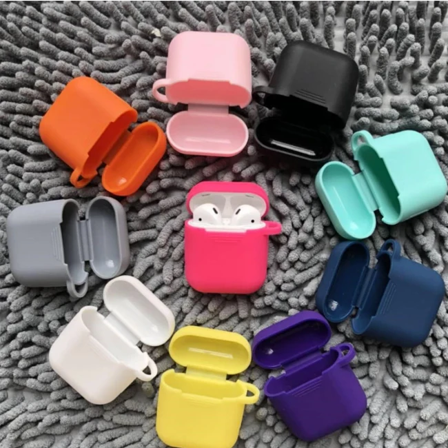 Free Promotional Gift 10pcs Protective Silicone Earphone Cover Case For Air pods  Waterproof  Air pod Reusable