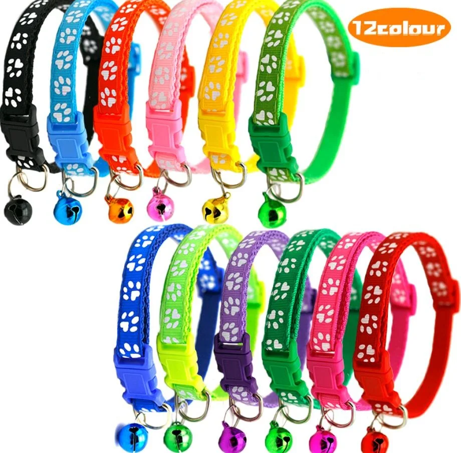 Factory cheap custom adjustable hardware pet cat hunting rose gold cat collars dog collars wholesale