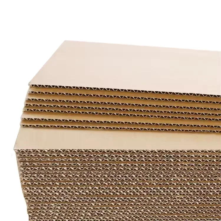 Factory Recycled honeycomb board high strength Corrugated Paper Sheet E Flute 3 5 7 ply corrugated cardboard sheets