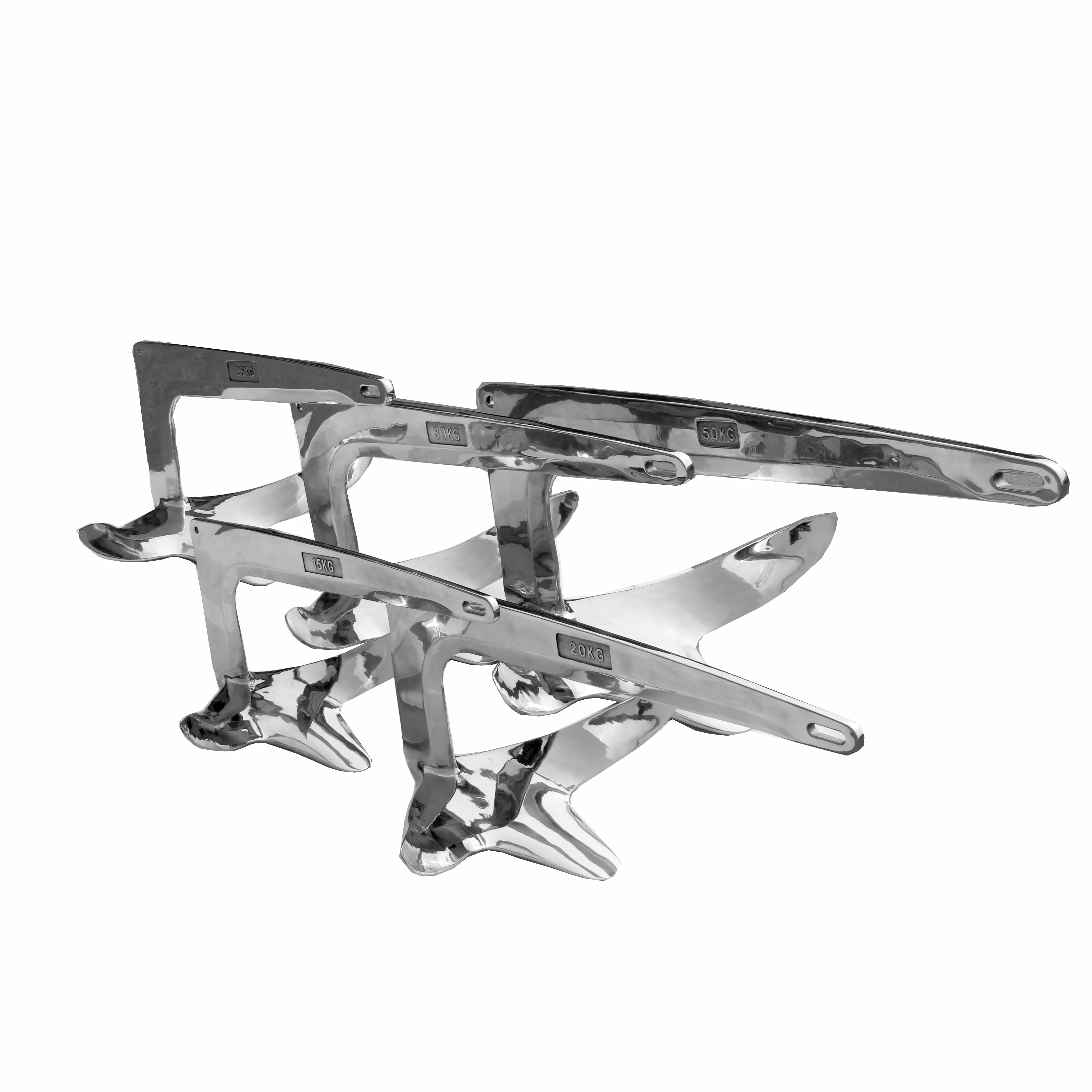 Marine equipment Stainless steel 15kg 20kg 25kg 30kg 50kg bruce anchor
