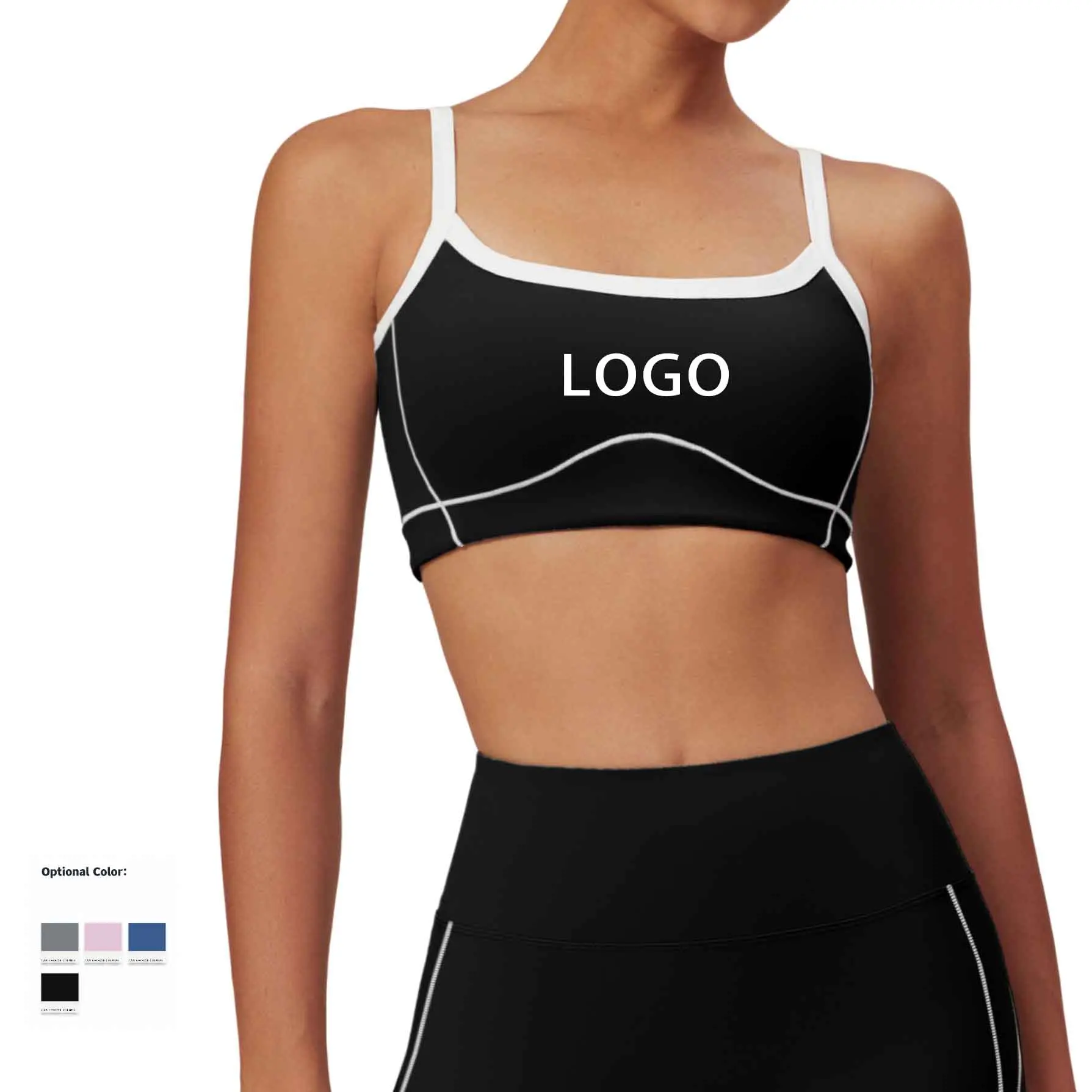 2024 New Women Sports Wear for Women Seamless Quick Dry Workout Activewear Sports Gym Bra Fitness Yoga Crop Top