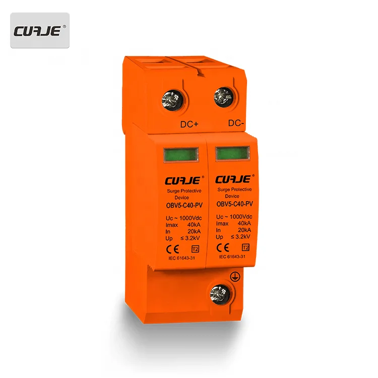 DC Молниезащита 20-40KA 1000V PV система солнечный