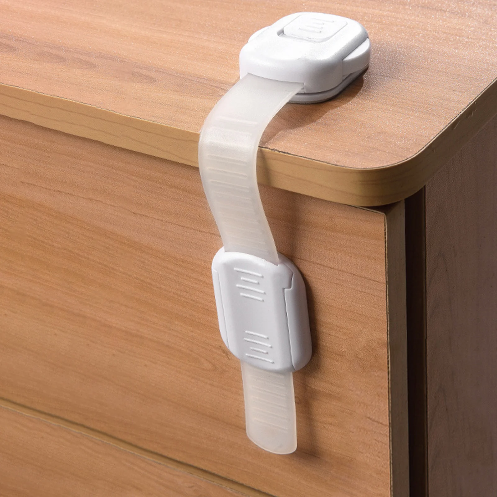 New Baby Celebration Easy Installation Strong Adhesive Safety Strap Locks Cabinets Drawers Toilet Fridge Baby-Proofing Corner