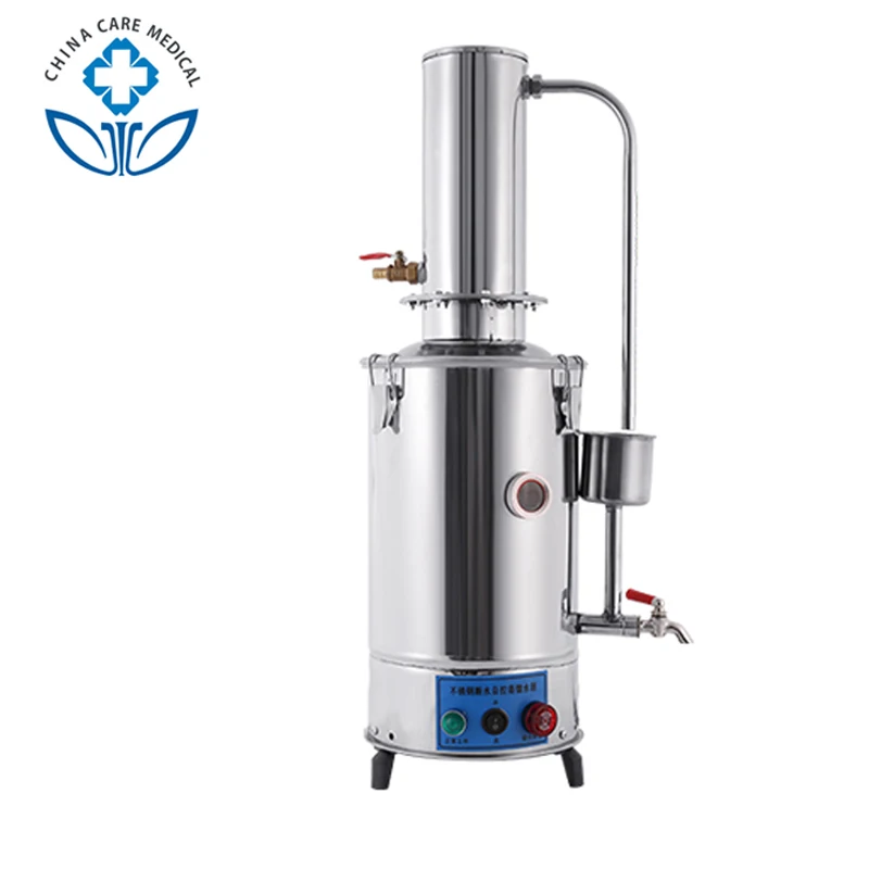 
10L laboratory Industry Medical distilled water distiller stainless steel water distiller with Dry automatic cut off function 