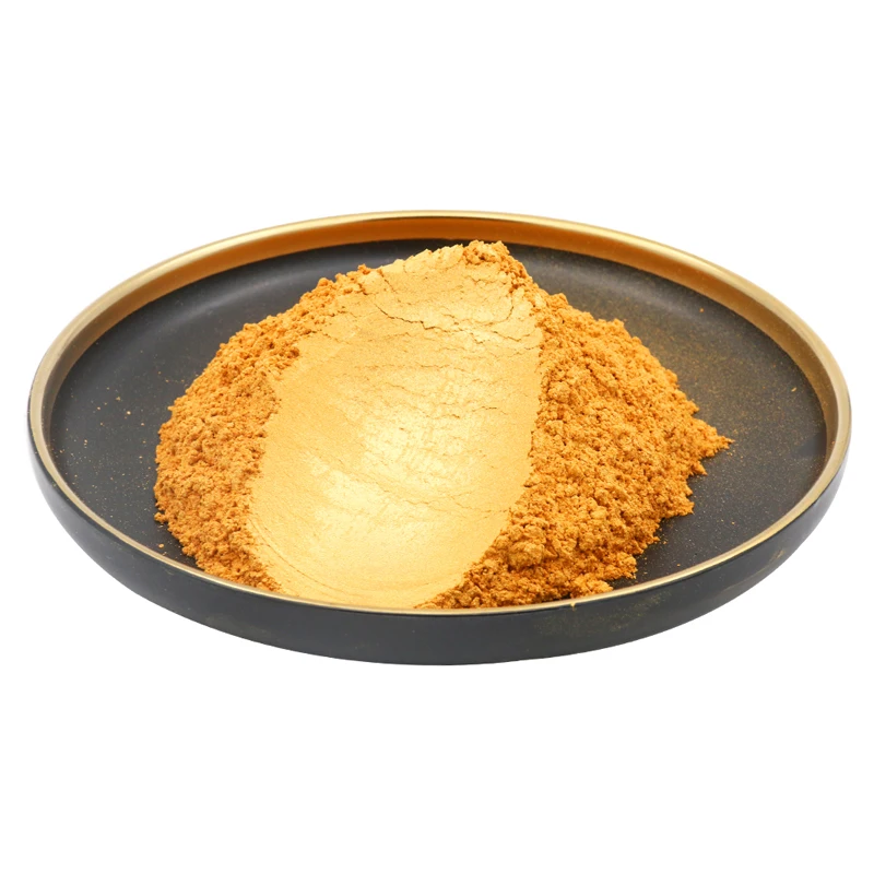 50g #304 Maya Gold Pigment Pearl Powder Healthy Mineral Mica Powder DIY Dye Colorant for Soap Automotive Art Crafts