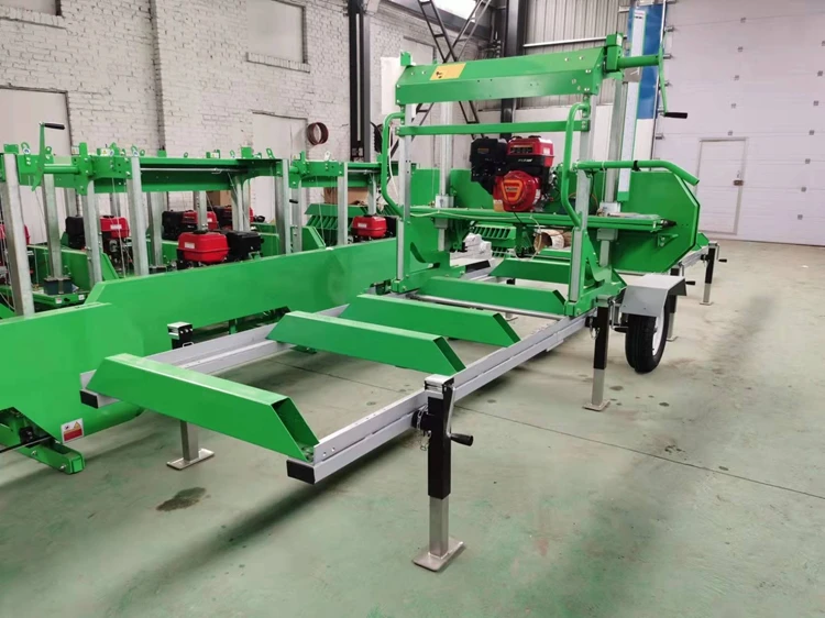 Horizontal Wood Bandsaws Mills Wood Saw Machines Band Diesel Engine Portable Sawmill