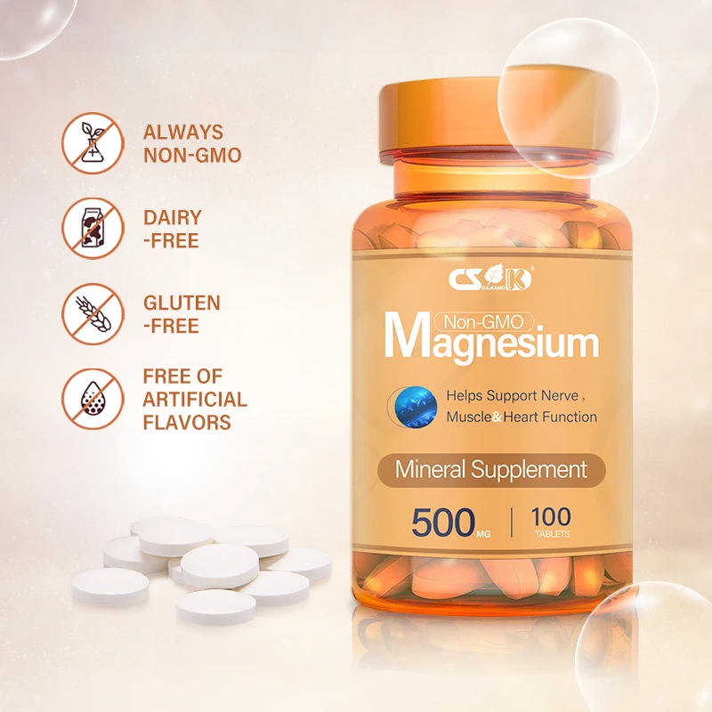 Oem Magnesium Supplement Best High Absorption Calcium Magnesium And Vitamin d Immune Supportmuscle Recovery Magnesium Tablets