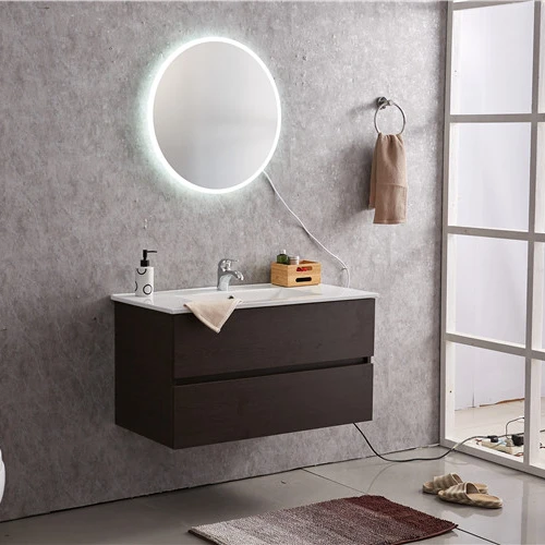round mirror bathroom led mirror vanity mirror with LED lights
