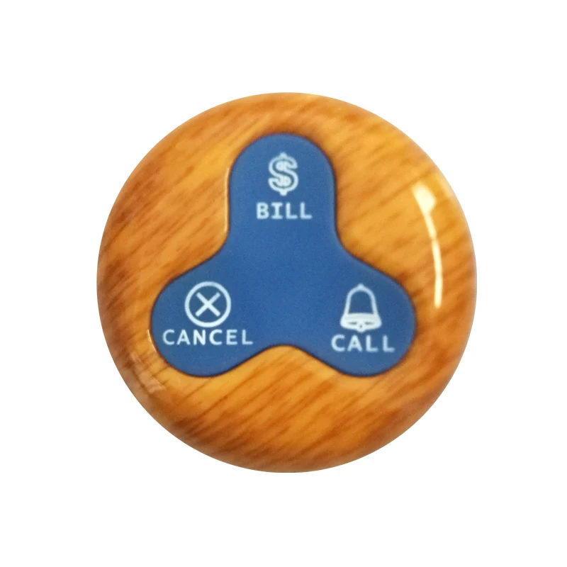 Quiz Buzzer Button System 3Keys 100% Waterproof Button And Small Display Hotel Room Service Equipment 1 screen 10 buttons