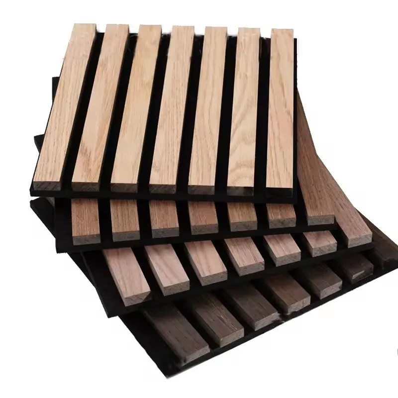 Хит продаж декоративные звукопоглощающие деревянные дубовые акустические панели