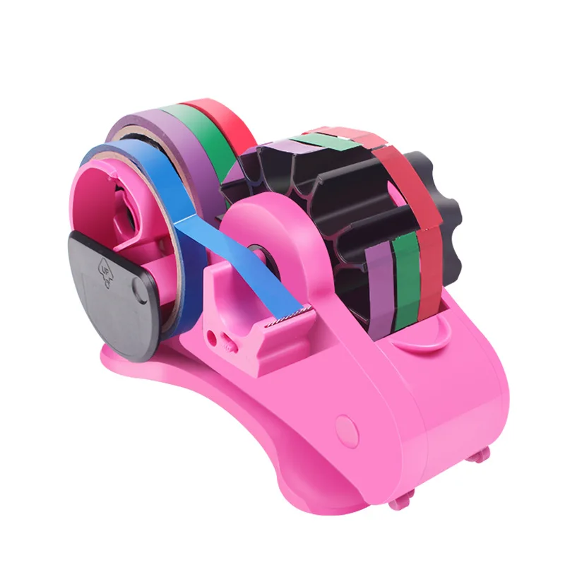 Multiple Roll Cut Heat Tape Dispenser Sublimation for Heat Transfer Tape Holder Dispenser for Desk Tape Cutter