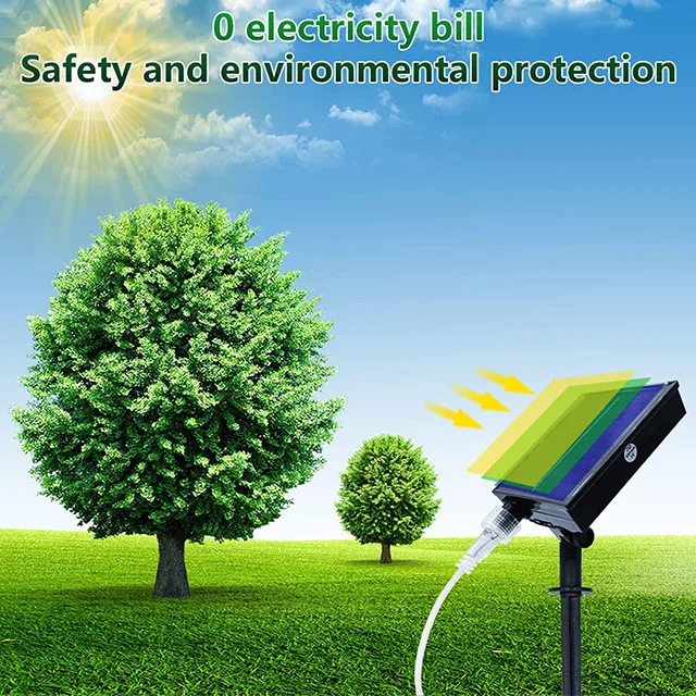2835 Smart Running 5M 10M Blue Color Outdoor Solar Led Strip Light Waterproof for Garden Trees Christmas Party