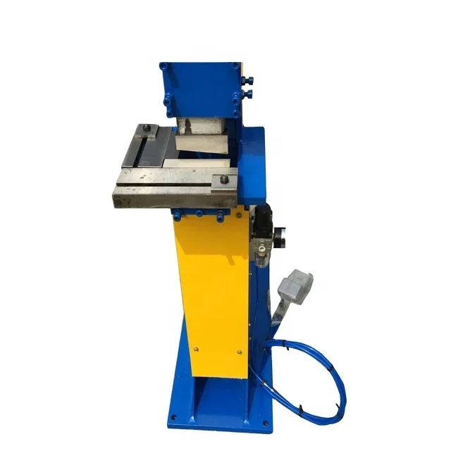 sheet metal HVAC air duct 90degree Pneumatic Foot Power notching machine,Foot Pedal corner cutting machine,angle cutting machine