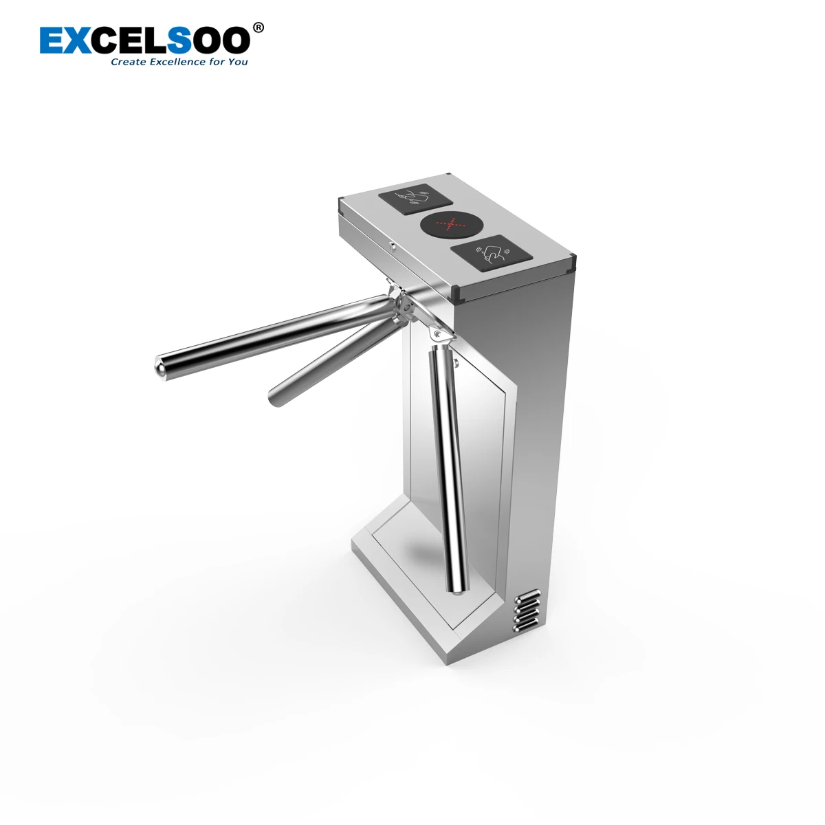 Tripod Turnstile with Face Recognition Terminal For Bus Tickets Checkpoint