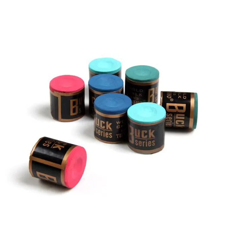 High Quality Chalk Round Blue Green Pink Colors Billiard Chalk Pool Snooker Cue Professional Billiard Accessories