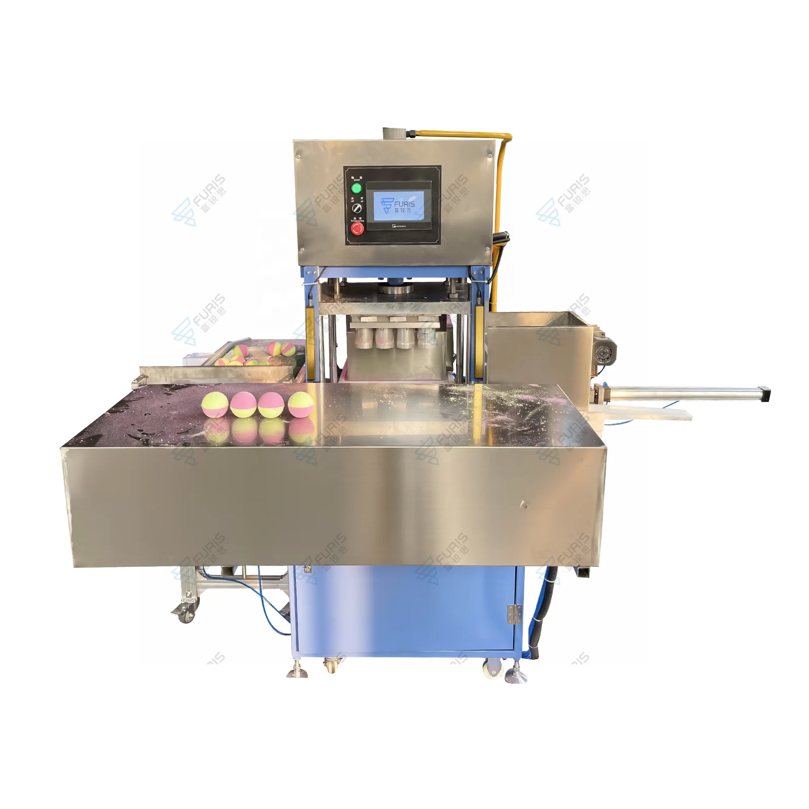 Factory directly Semi-autumatic different kinds of Bubble bath ball machine powder forming machine