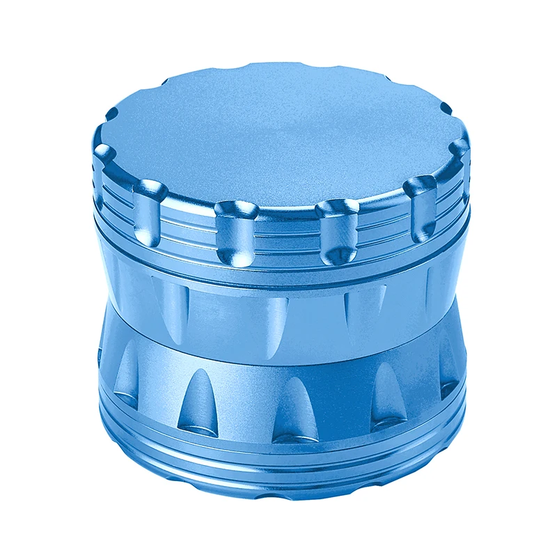 China bulk wholesale spice magnetic crusher herb grinder 4 piece part layer aluminium metal tobacco herb grinder