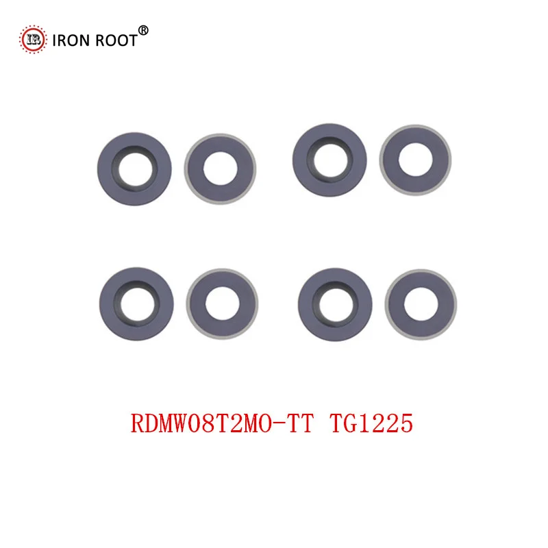 RPMT08T/RDMW08T/RPWM10T/RDMT12/RDMT16/RDMW16/ TG1225 CNC Lathe Carbide Milling Inserts Cutting Blade Tools