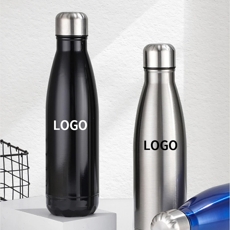 Custom Double Walled Coke Bottle Thermos Cup Sports Kettle Bowling Cup for Practical Usage and Thank You Gifts