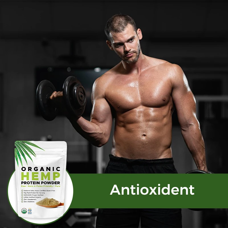 Private Label OEM protein powder sports nutrition for Muscle Recovery HEMP protein powder