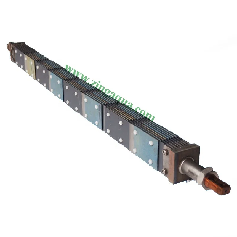 Hot sale platinum plated titanium electrode plate for HHO generator cell