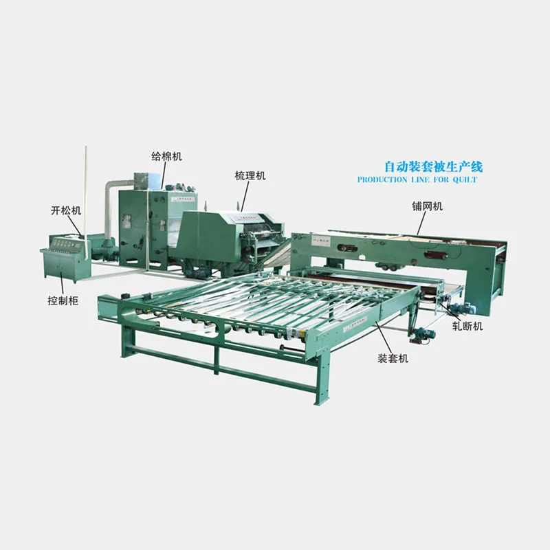 Polyester Fiber Felt Filled Quilt Production Line