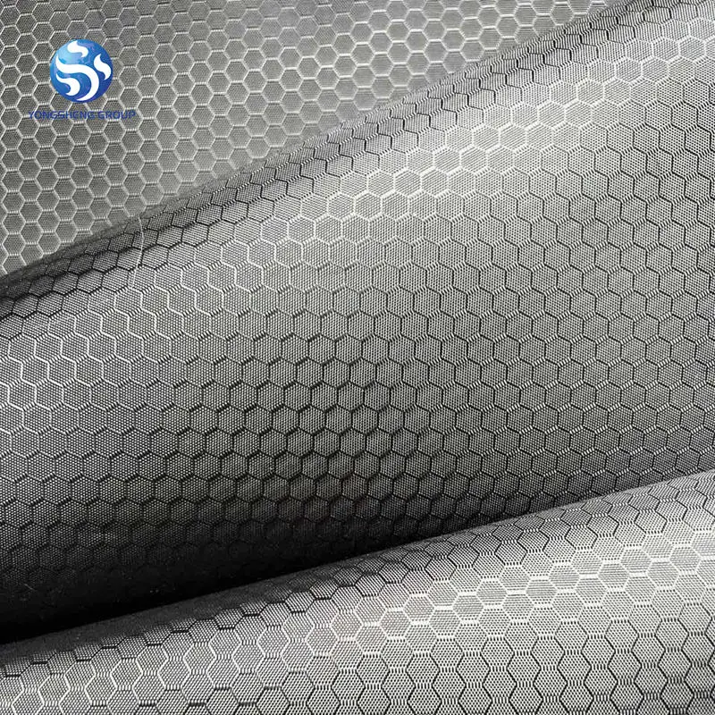 Экологически чистая переработанная жаккарная ткань переработанные пластиковые бутылки rpet dobby полиэфирная оксфордская с ПВХ покрытием