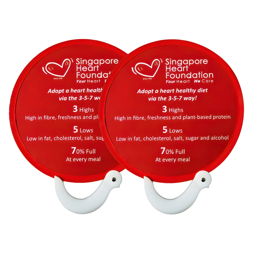 Advertising Promotional Hot Sale Hand Fan Handle Sticks Custom Printed Logo Plastic Hand Fan