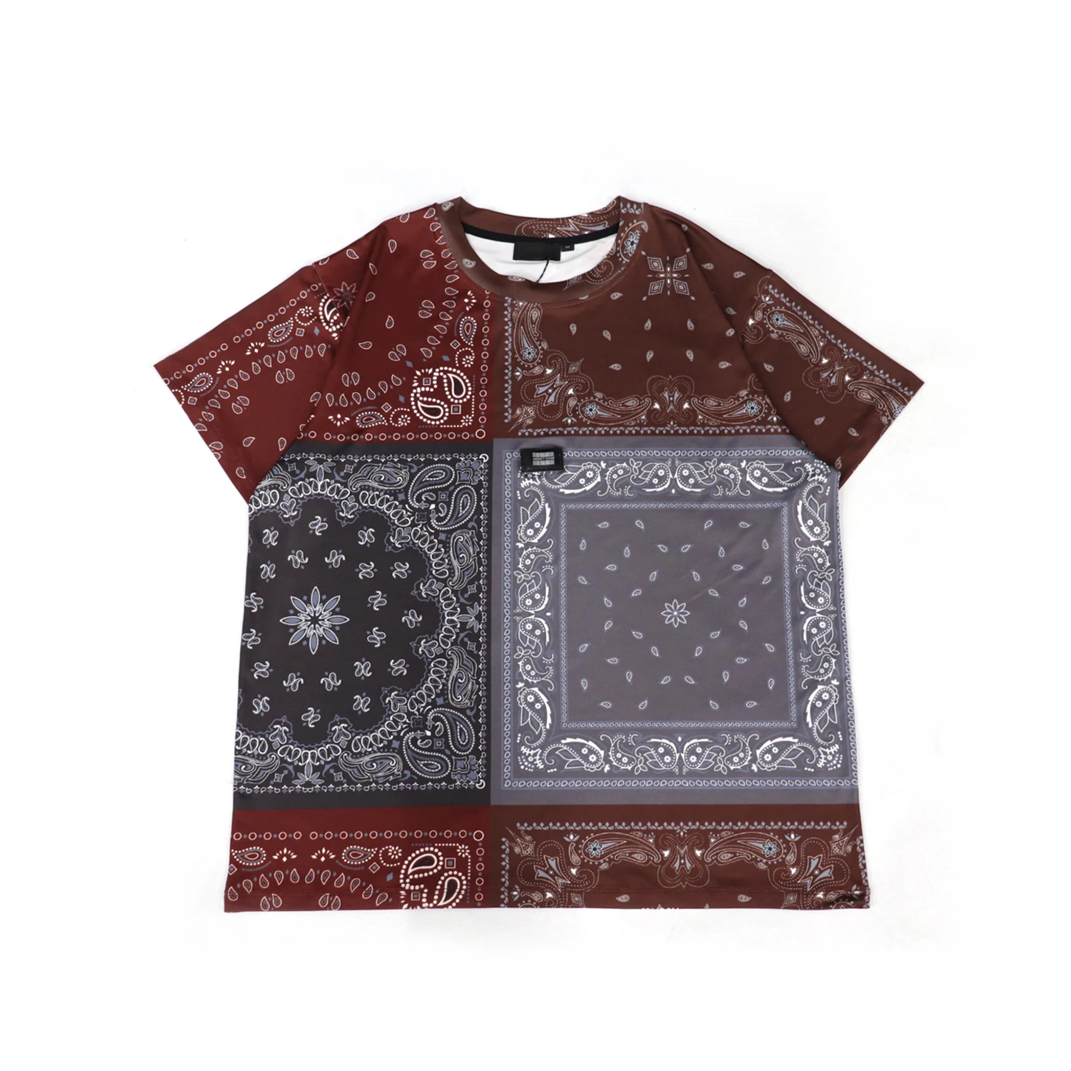 Garment Manufacturers Design Bohemia Men Tshirts Roupas Masculinas Casual Organic Cotton Mens Clothing  Loose Print T Shirt