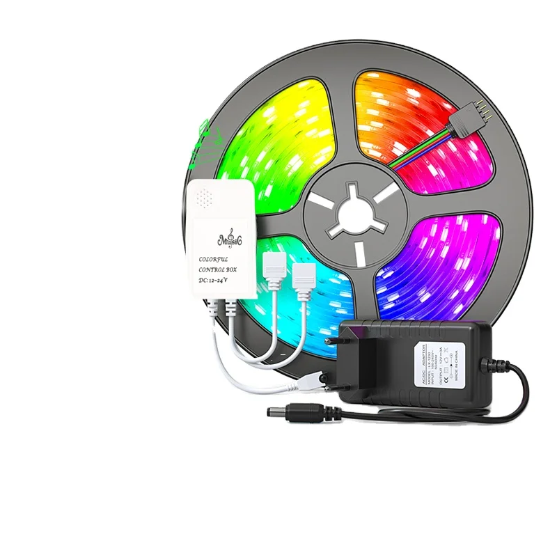 Music SYNC controller RGB LED Strip light voice control colors changing RGB Led strip for cars lighting