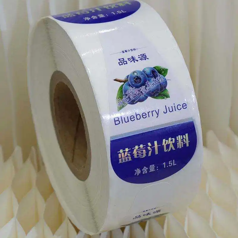 TGM9257 Custom Color White Green Yellow Self-Adhesive Sticker Color Circle Round Direct Thermal Label Circle Stickers