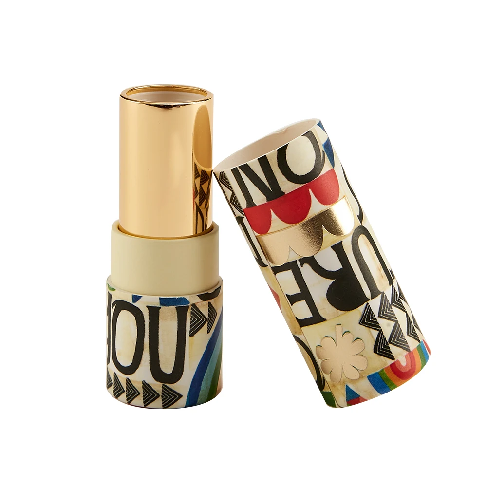 wholesale Goods Lip Stick Containers  Custom Empty Lipstick Tubes lip balm tubes cardboard lipstick packaging tube