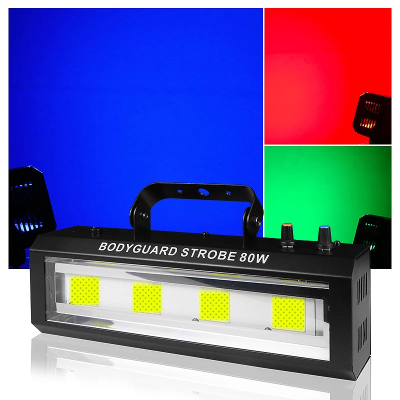 SHTX Hot Selling Stage Effect Flash light 80W 100W RGB DMX 512 for Stage dj Disco Home Party LED Strobe Light