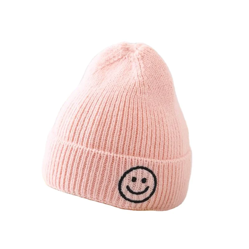 oversized  white pink pom pom knitted fisherman bobble bearded yellow knit hat cap