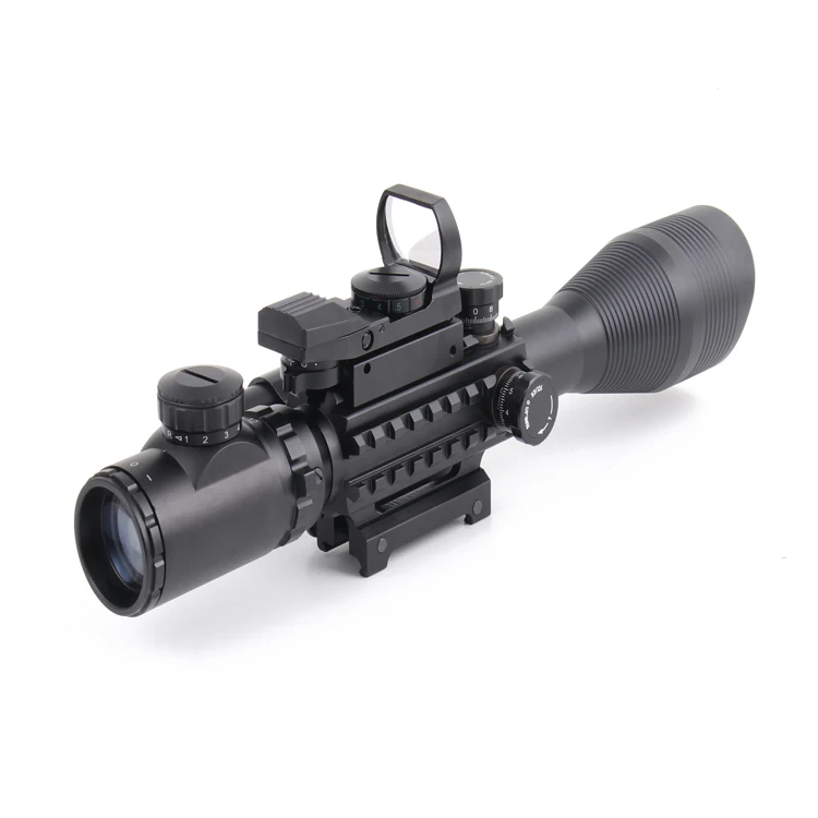 NcDe C4-12X50EG AR15 тактический прицел для винтовки с красным светом