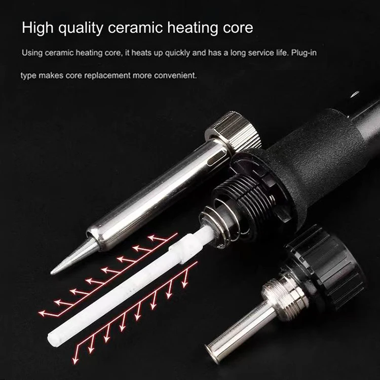 Hot Sale 220V 80W Adjustable Temperature Electric Soldering Iron for pyrography
