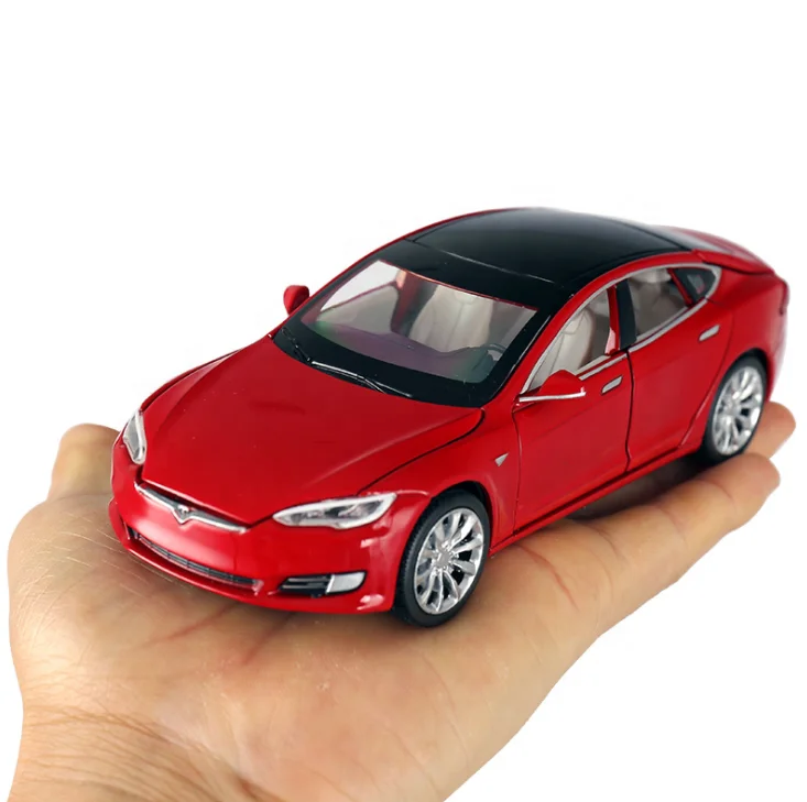 American 1:32 Scale Alloy Model Model S Simulated Model Toys Diecast Mode Car Diecast Toy Vehicles for Children Gift