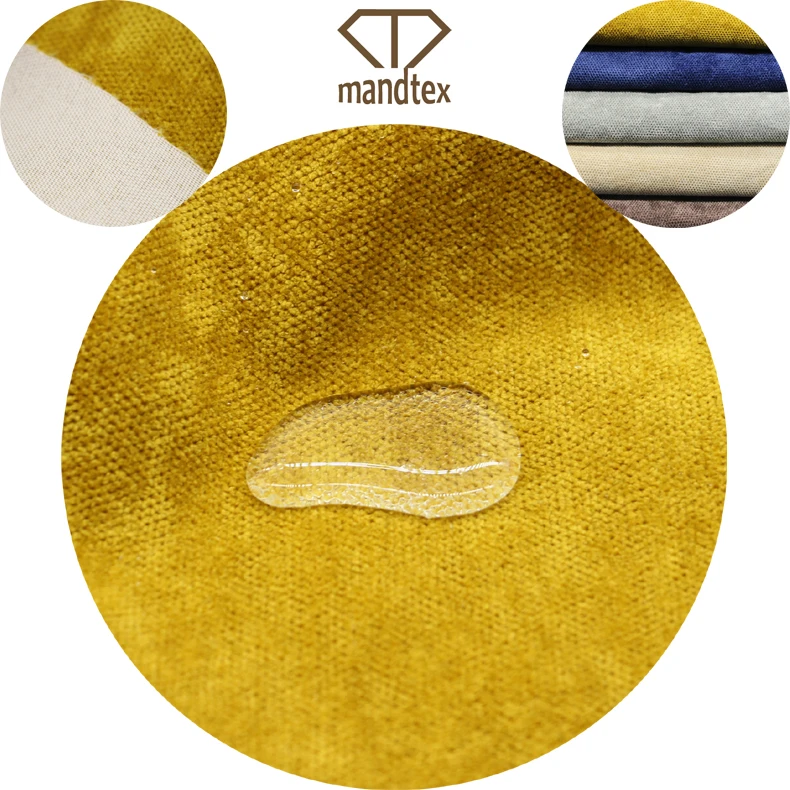 Manufacturer Custom High-end Oil Proof 100 Polyester Corduroy Fabric For Chairs