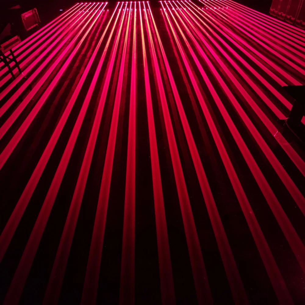 HAT 2024 Hot selling 8 Eyes laser single RED color 550mw*8pcs laser Skynet beam 8 Heads laser light bar club night performance